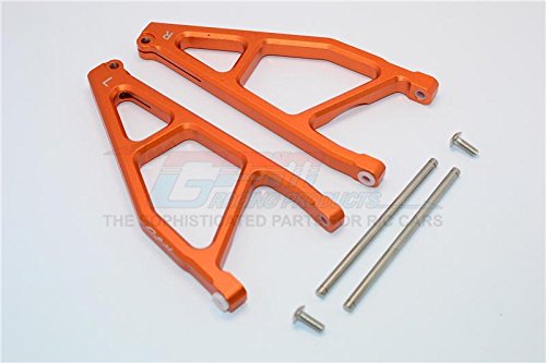 GPM RACINGArrma Nero 6S BLX (AR106009, AR106011) Aluminum Rear Upper Arms -1Pr Orange
