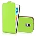 Produktbild High Value Samsung S5 Grün-Schlag-Mappen Synthetische Ledertasche mit zwei Kartensteckplätze für Samsung-S5
