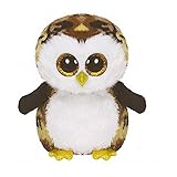 REUTILIZABLE: adorable búho de peluche de juguete con detalles realistas, superficie lavable