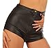 Produktbild Ledapol 795 Damen Leder Hose kurz Hotpants, 42 rot