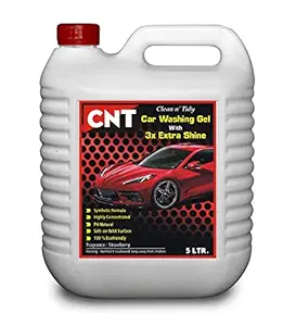 CNT 3X Extra Shine Synthetic Foam Wash Car Shampoo STRAWBERRY Scented 5 Ltr