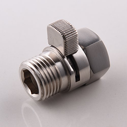 CIENCIA G1 / 2 „Messing Verchromt Duschkopf Eckventil, Duschkopf Shut-Off Ventil(Av016NA) - 8