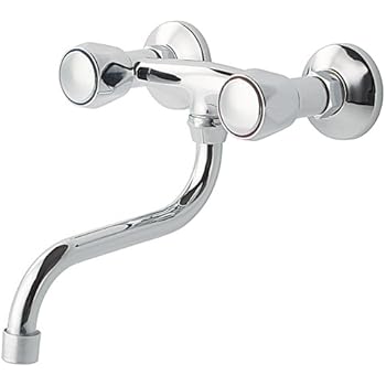 Zweigriff Wandarmatur Zweigriffarmatur für die Wand mit Auslauf 18cm