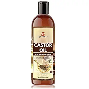 GLAMLIVES CASTOR OIL for Hair Growth, Skin care, Smoothens Skin, Nails, Eyelash Hexane & Mineral Free 200ml