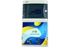 Centrocom Coffret électrique Piscine - Coffret de Filtration 1 projecteur LED 100 W + disjoncteur 4-6,3 A de