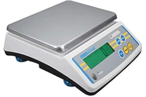 Adam Equipment LBK 6 Compact Portable Rechargeable Bench Weighing Scales LBK6 6kg Capacity x 1g Readability with Parts Counting Feature