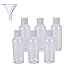 Produktbild YIGO Kunststoff-Fläschchen, Reisegröße, für Kosmetika und Lotions, inkl. Einfülltrichter, für Flug- und andere Urlaubsreisen geeignet, 100 ml, 6 Stück
