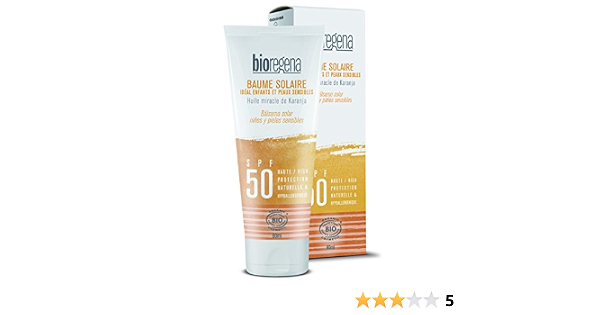 Bioregena Creme Solaire Speciale Enfants Spf50 Bio 90 Ml Amazon Fr Beaute Et Parfum