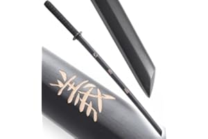 Repliksword Bokken Noir Black Edition Bokken Kendo Entrainement Arts Martiaux Baton Epee Bois