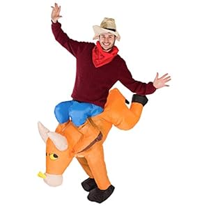 Hinchable Jinete de toros Rodeo Adulto