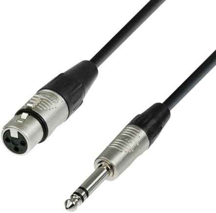 Adam Hall4 Star Series 10m Rean XLR Female to 6.3mm Jack Stereo Microphone Cable