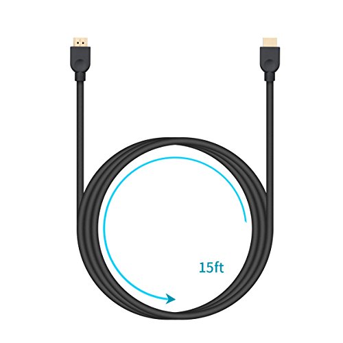 HDMI Kabel – 4.5m Hochgeschwindigkeits HDMI Kabel Videowiedergabe (3D,4K,ARC,Ethernet) – Schwarz von SZCTKlink - 3