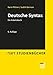 Deutsche Syntax: Ein Arbeitsbuch (Narr Studienbücher) by Karin Pittner, Judith Berman