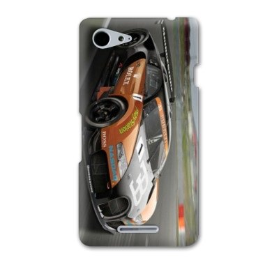 Preisvergleich Produktbild Case Schale Sony Xperia M5 Voiture italienne - - Bugatti veyron orange N