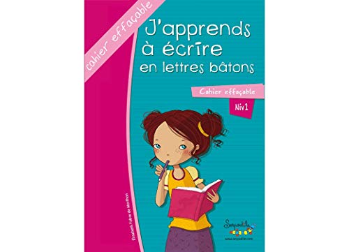 J'apprends à écrire en lettres bâtons