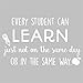 Produktbild WALSTICKEL Wandtattoos Jeder Student Kann Wandaufkleber Lernen Klassenzimmer Ermutigen Motto Home Decor Pencil Apple Wandtattoo Vinyl Kinderzimmer Wandkunst
