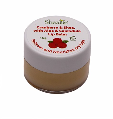 Cranberry & Shea with Aloe & Calendula Lip Balm, 15g