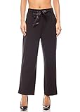 50 Ashley Brooke Elegante Hose Bundfalten-Hose mit Satin-Gürtel Stoffhose, Größenauswahl:36