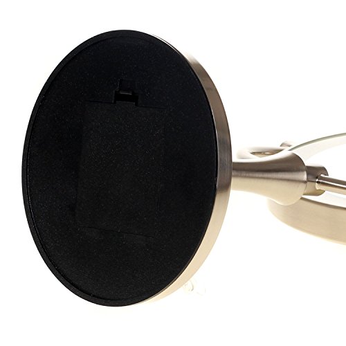 HIMRY® Slim LED Stand 8 Zoll KosmetikSpiegel mit Touch-Funktion, 10x Vergrößerung , Batteriebetrieben oder mit EU-Stecker, beleuchtedte Standspiegel Kosmetikspiegel Tischspiegel, Make-Up, Rasieren, Badezimmer Spiegel, Spiegel 360 ° drehbar, doppelseitigen Standard und 10 Fach Vergrößerung, KXD3140-10x - 7