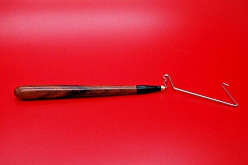 Fly Tying Rotating Rotary Large Whip Finisher Tool with Wooden Grip