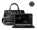 Produktbild Leder Laptoptasche für Damen/Herren passend für Acer Predator Helios 300 15 | Schwarz