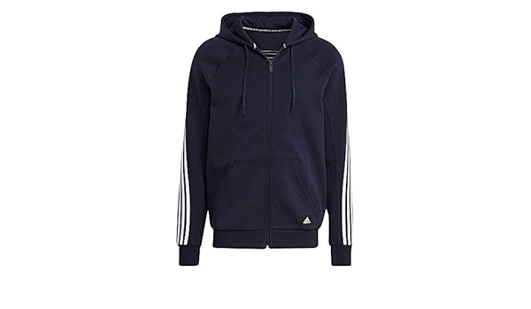 Adidas M Fi Fz Hoodie Men's Sweatshirt, mens, Sweatshirt, GM6449, TINLEY,  XXL : Amazon.co.uk: Clothing