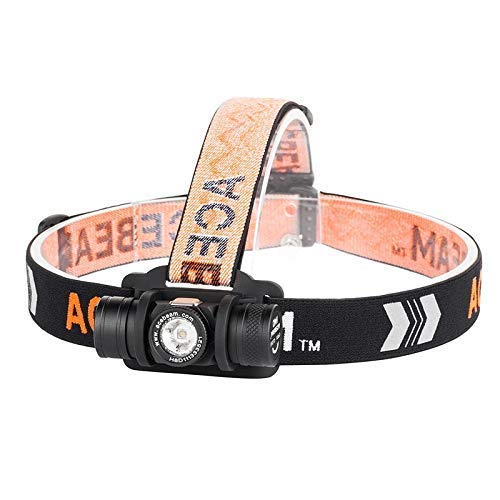 ACEBEAM H40 Stirnlampe Cree XP-L LED, 1050 Lumen, superhell, leicht, für Laufen, Camping, Wandern, Jagd