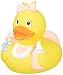 Lilalu 8 x 8 cm/50 g Collector and Baby Rubber Duck Baby Girl Bath Toy