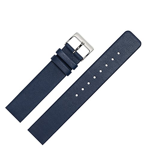 Uhrenarmband 14mm Leder glatt blau - Ersatzband angepasst fr Skagen Uhren mit Spezialansto (verschraubte Gehuse) - schlichtes Marburger Uhrband passend fr Uhren von Skagen - dunkelblau / silber Uhrenarmband 14mm Leder glatt blau - Ersatzband angepasst fr Skagen Uhren mit Spezialansto (verschraubte Gehuse) - schlichtes Marburger Uhrband passend fr Uhren von Skagen - dunkelblau / silber