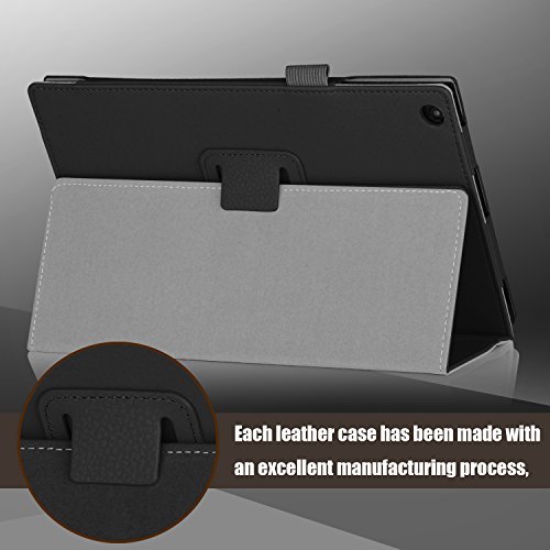 ELTD Alldaymall 10 Zoll / NPOLE NT101 Tablet Hülle Case, Ultra Schlank Smart Cover Tasche Schutzhülle Case für Alldaymall 10 Zoll / NPOLE NT101 (2017 Neues Modell) Tablet mit Standfunktion, Schwarz - 5