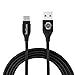 GeekCases Elite Micro USB Cable for Fast Charging up to 3.0A (Black) RS.279.00