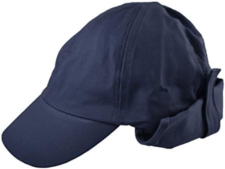 Pesci Kids Sun Hat Legionnaire Cap Boys Unisex 100% Cotton Summer Beach Hat Navy Blue 18 Months - 8 Years (2-4 Years)