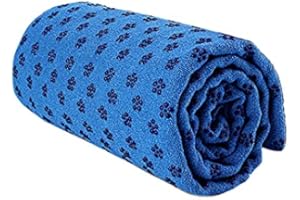 Morbuy Mikrofaser Hot Yoga Handtuch, Yoga Mat 183x63cm rutschfest Fitnesstuch Weich Atmungsaktiv Antirutsch Yogatuch Gilt für Fitness Ausbildung