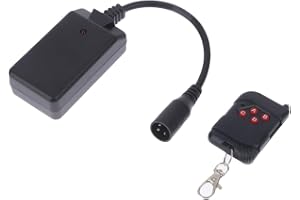 Trådlös fjärrkontrollsats för rökmaskin fogger 400 W 500 W 900 W 1 500 W scenbelysning delar 3 stift XLR-kontakt 2 eller 4 knappar (4 knappkontroll)