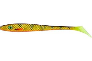 Balzer 20cm 45g Pike Collector Shad - Gummifisch, UV Perch, 1 Stück