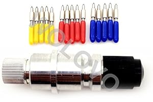 WOLOVO Graphtec CB15U CB15 Lot de 15 lames en vinyle 30/45/60 degrés + support de lame