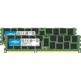 Crucial 32GB Kit (16GBx2) DDR3 1866 MT/s (PC3-14900) Registered DIMM 240-Pin Memory for Mac - CT2C16G3R186DM