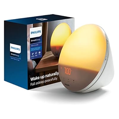 Philips Hf3520/60 Light Therapy Wake Up Light Luxeon – Atmosphere Lamp (wake Up Light, 300 Lx, Luxeon, Orange, Red, Yellow, 40 Min, Bedroom)