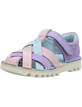 Kickers Mädchen Kick Weave Sandalen mit Absatz