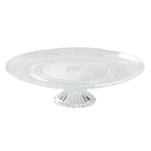 Ø 32,5 cm Tortenplatte Glas Kuchenplatte Tortenständer Kuchenständer HA-001TP - 4