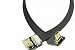 Produktbild Neue BLACK FPV HDMI Kabel Micro HDMI Stecker Schnittstelle zu MINI HDMI weibliche Schnittstelle für GH4 BMPCC A5000 A6000 A7S A7R 20CM
