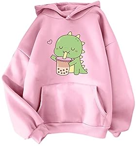 YINGKE Mujer Lindo Dinosaurio Sudadera