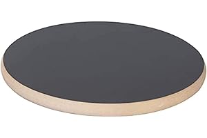 WAGNER DESIGN YOURSELF WAGNER Soporte con ruedas para plantas BLACK Ø 29 x 2,5 cm I Carrito para flores para uso interior, MDF con revestimiento de melamina, negro I Carro para plantas I Capacidad de carga 100 kg - 20027501