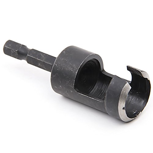 Fortag 4 tlg Zapfenbohrer Bohrer Set Pfropfenbohrer Cutter Drill Forstnerbohrer Schneidesatz Dübel Zapfenfräser Zapfenschneider Holzbohrer Satz 6mm-16mm - 6