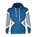 Produktbild Herren Kapuzenpullover Btruely Herbst Hooded Sweatshirt Winter Männer Hoodie Pullover Langarm Outwear (L, Blau)
