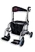 Produktbild Antar 13709 Premium Hybrid-Rollator Aluminium und Rollstuhl in einem, Transportstuhl, faltbar