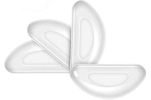 YIEJOYA Coussinets de Nez Adhésif Plaquettes de Nez en Silicone Antidérapante Nez Pad pour Lunettes Lunettes de Soleil Spectacles 2mm-12 Paires(Transparent)
