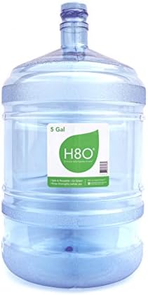 H8OPolycarbonate Water Bottle (with Handle) with 48mm Cap, 5 Gallon
