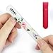 Shinail Professional Luxury Crystal Glass Finger Nail File and Buffer for Manicure with Leather Protective Case , Great Gift for Women & Girls, Mother's Day
