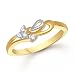 Meenaz Gold 24K In American Diamond Cz Ring For Women RS.199.00